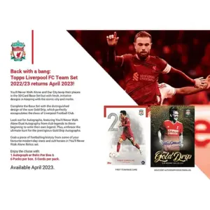 2022-23 TOPPS Liverpool FC Official Team Set