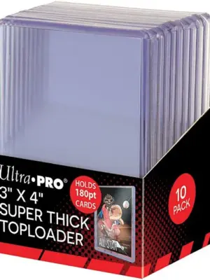 Ultra Pro Toploader: Super Thick (180PT) - Box (10 stk)