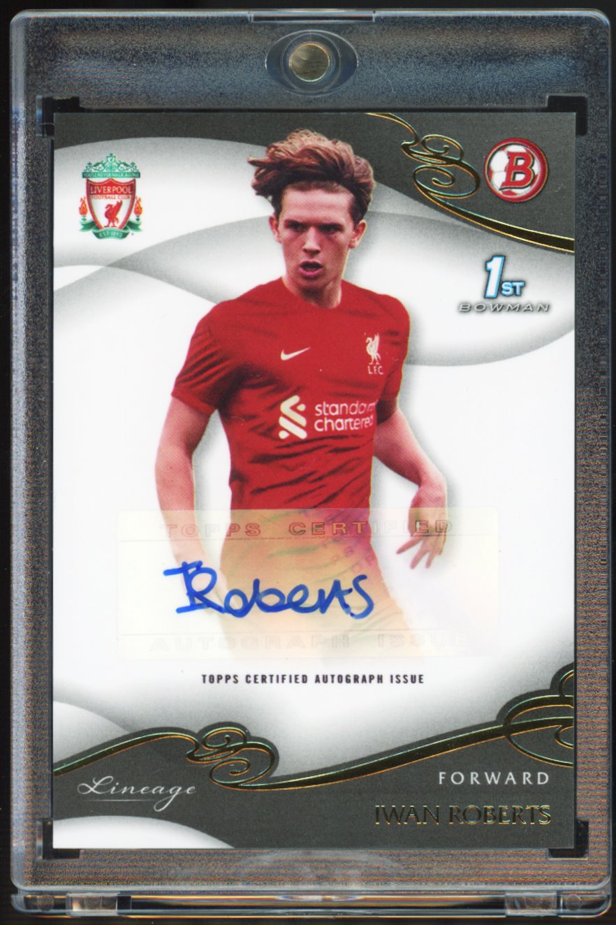 Topps Liverpool Lineage 2022/23 - Iwan Roberts 1st Bowman #AU- RO