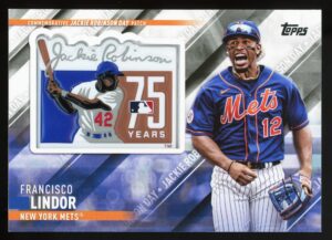 2022 Update Special Event Patch Relic #SEP-FL Francisco Lindor - New York Mets