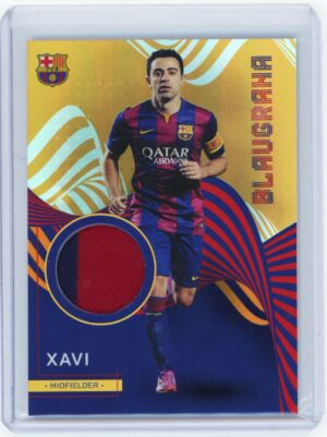 2022/23 Topps Barcelona Team set Player Worn, 2 color Relic Xavi Orange /25