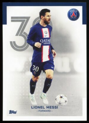 2022-23 Topps Paris Saint-Germain Official Team Set Base Lionel Messi #16