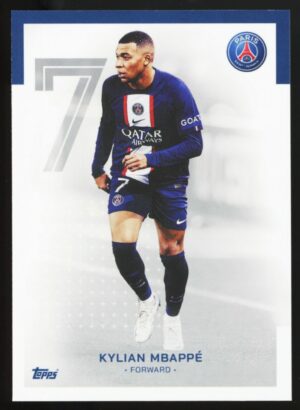 2022-23 Topps Paris Saint-Germain Team Set Kylian Mbappe #17