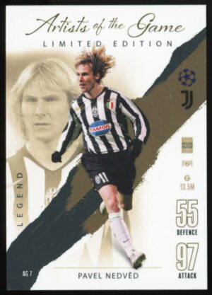 2023-24 Topps Match Attax Pavel Nedved Artists of the Game Limited Edition