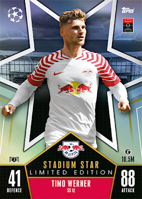 2023-24 Match Attax UEFA Timo Werner Stadium Star Limited Edition RB Leipzig