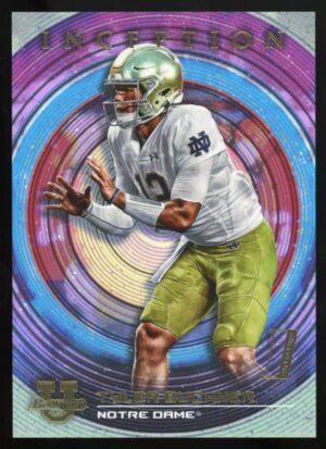 2022-23 Bowman University Inception #87 Tyler Buchner RC Notre Dame Football