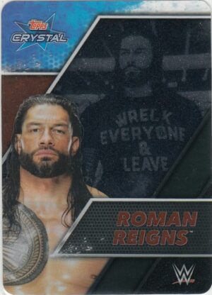 2021 Topps WWE Superstars Topps Crystal Roman Reigns #CR4