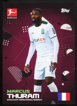 2021-22 Topps Marcus Thuram Bundesliga International Stars Red /49