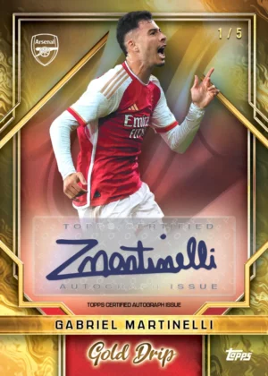 2023-24 Topps Soccer Arsenal Team Set Box