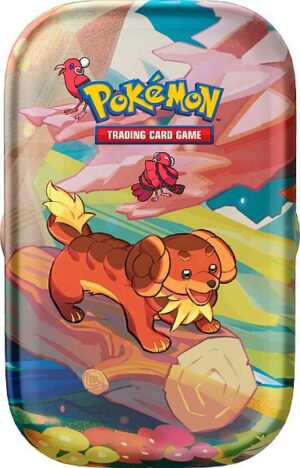 Pokemon Tin - Summer Vibrant Paldea Mini Tin: Dachsbun & Oricorio (2 Boosters & Klistermærker)