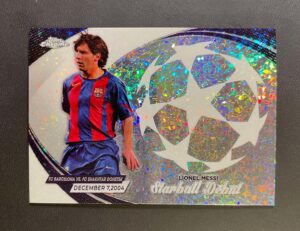 2023-24 Topps Chrome UEFA Club Competitions Starball Debuts Lionel Messi #SD-10