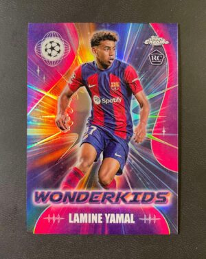 2023-24 Topps Chrome UEFA Wonderkids Rookie Lamine Yamal #WK-3