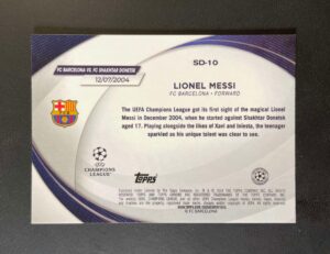 2023-24 Topps Chrome UEFA Club Competitions Starball Debuts Lionel Messi #SD-10