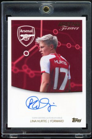 2023-24 Topps Arsenal Forever Lina Hurtig Auto ##AW-LH