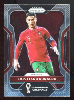 2022 Panini Prizm FIFA World Cup Qatar Cristiano Ronaldo Base #175 Portugal