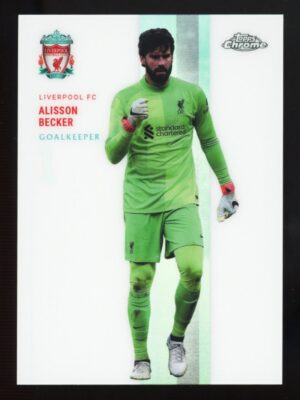 2023-24 Topps Chrome Liverpool Alisson Becker Clinical #CL-1