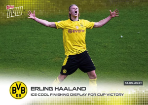 2021 Topps NOW Erling Haaland BVB 09 #003 ~ Borussia Dortmund ~ PR- PRINT RUN /7305