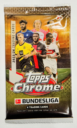 2023/24 Topps Chrome Bundesliga Soccer Hobby - One Pack