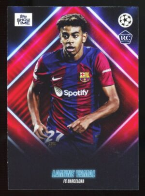 2024 Topps Showtime Lamine Yamal Diamond Red Base Rookie RC Barcelona