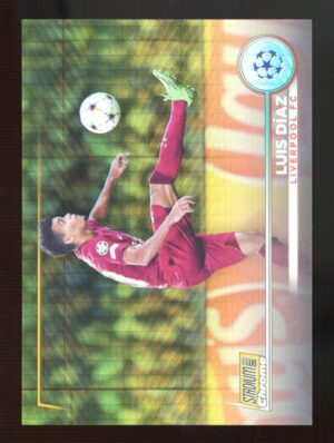 2022-23 Topps Stadium Club Chrome UEFA Gold Prism Refractor /50 Luis Diaz #75