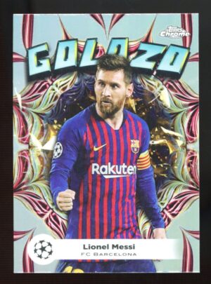 2023-24 Topps Chrome UEFA Club Competitions Golazo Lionel Messi #GL-5