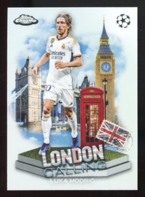 2023-24 Topps Chrome UEFA Club London Calling #LC11 Luka Modric