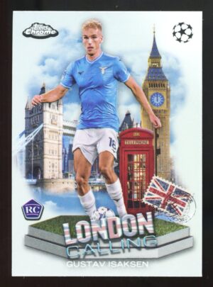 2023-24 Topps Chrome UEFA Club London Calling #LC15 Gustav Isaksen