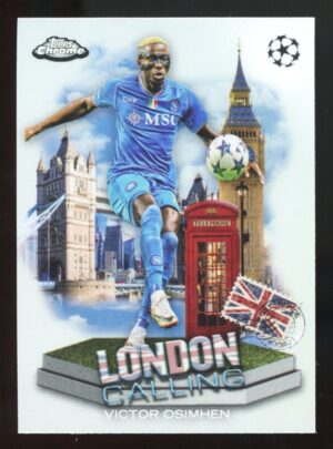 Victor Osimhen 2023-24 Topps Chrome UEFA Club Competitions #LC-10 London Calling