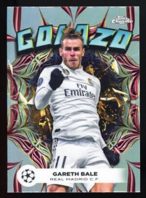 2023-24 Topps Chrome UEFA Club Competitions Golazo #GL10 Gareth Bale