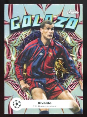 2023-24 Topps Chrome UEFA Club Competitions Golazo #GL7 Rivaldo