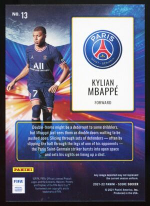 2021-22 FIFA Score Soccer Kylian Mbappe Intergalactic SSP Case Hit