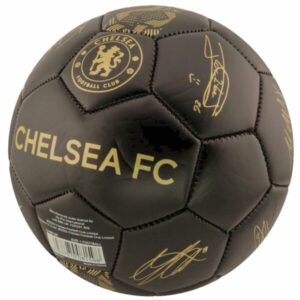 Chelsea FC Sig Gold Phantom Fodbold m. Autografer - Str. 5