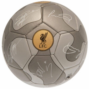 Liverpool FC Camo Fodbold m. Autografer – Str. 5