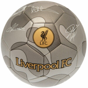 Liverpool FC Camo Fodbold m. Autografer – Str. 5