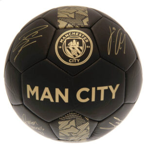 Manchester City FC Gold Phantom Fodbold m. Autografer - Str. 5