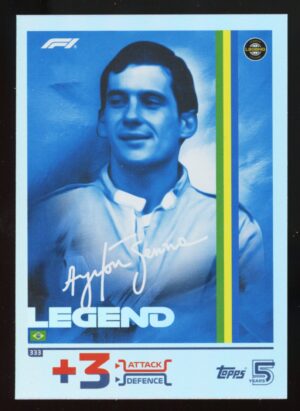 Topps Turbo Attax 2024 F1 #333 Ayrton Senna Legend