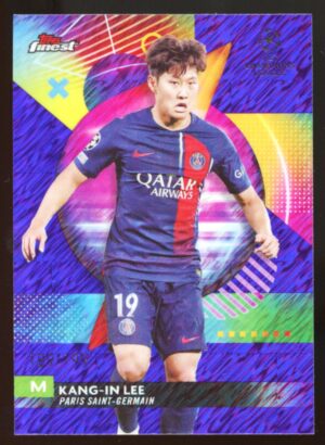 2023-24 Topps Finest UEFA UCC KANG-IN LEE #113 Purple Shimmer /199