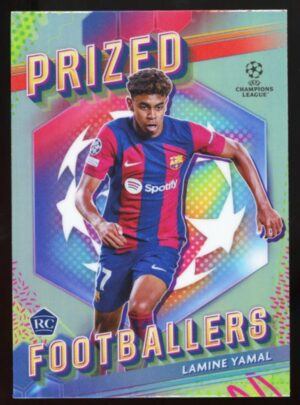 2023-24 Topps Finest UEFA Lamine Yamal Prized Footballers #PF-8