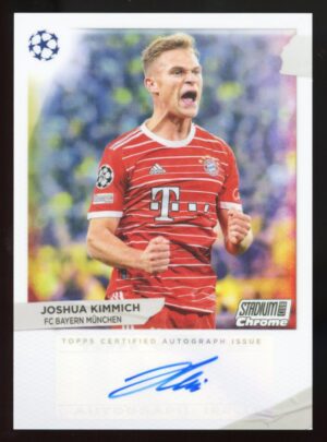 2022-23 Stadium Club Chrome UEFA Joshua Kimmich #BTL-JK Behind the Lens Auto