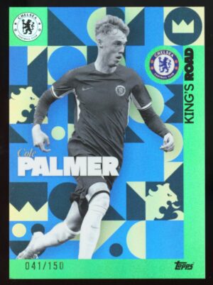 Topps Season 23/24 Chelsea Team set - Cole Palmer #27 - King's Road /150 Green