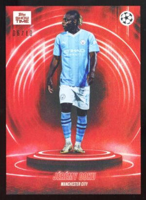 2022 Topps ShowTime UEFA Jérémy Doku Red /10