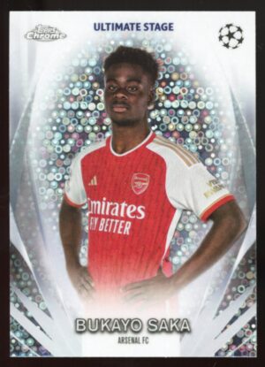 2023-24 UEFA Club Competitions BUKAYO SAKA Ultimate Stage Insert #USC-6