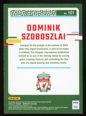 2023-24 Donruss Soccer FIFA Dominik Szoboszlai #101