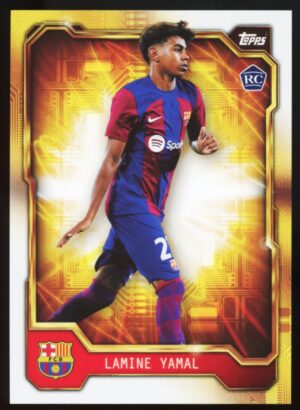 2023- 2024Topps FC Barcelona Fan Set Lamine Yamal #BARG-3 Golden Future Rookie