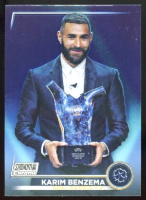 2022-23 Topps Stadium Club Chrome UEFA Competitions Karim Benzema #3