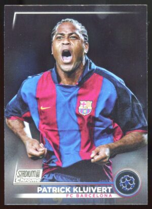 2022-23 Topps Stadium Club Chrome UEFA Competitions Patrick Kluivert #95