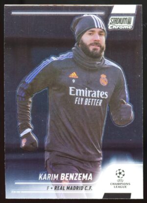 2021-22 Stadium Club Chrome UEFA Champions League Karim Benzema #68