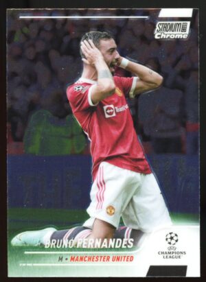 2021-22 Stadium Club Chrome UEFA Champions League Bruno Fernandes #18