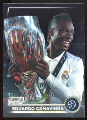 2022-23 Topps Stadium Club Chrome UEFA Competitions Eduardo Camavinga #67