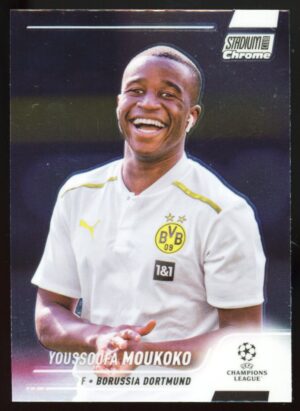 2021-22 Stadium Club Chrome UEFA Champions League Youssoufa Moukoko #64